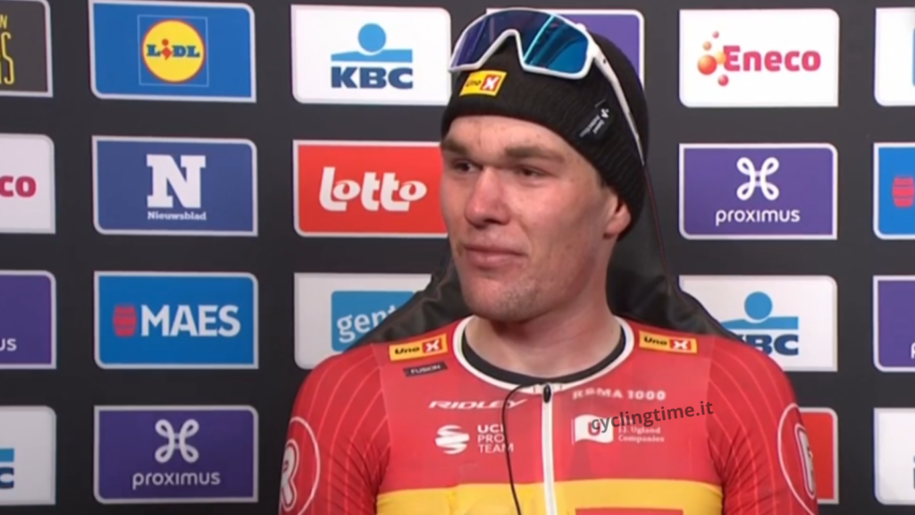 Wærenskjold beffa tutti in Belgio Wærenskjold-cyclingtime