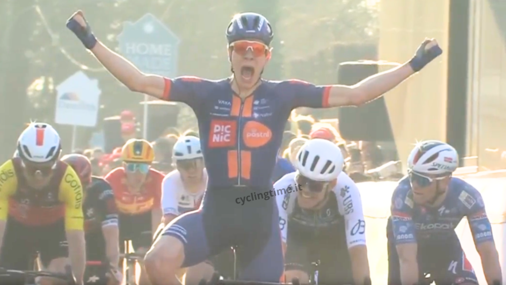 L'urlo di Eekhoff alla Nokere Koerse cyclingtime-eekhoff