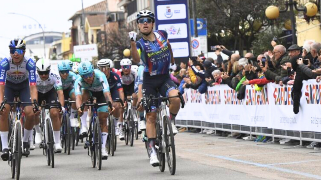 Rajovic firma il primo acuto stagionale: volata vincente in Sardegna cyclingtime-rajovic