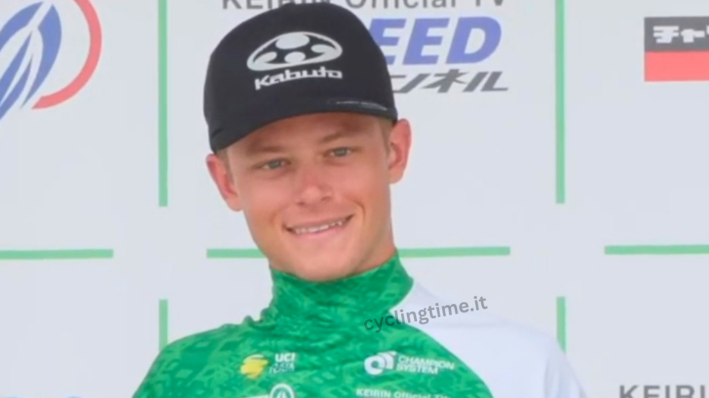 Tappa e maglia per Fabbro in Giappone cyclingtime-matteo-fabbro